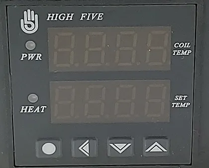 High Five LCD E-Nail Titanium Nail Vaporizer Diagram