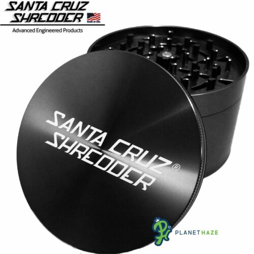 Santa Cruz Shredder Jumbo 4 Piece Grinder Black