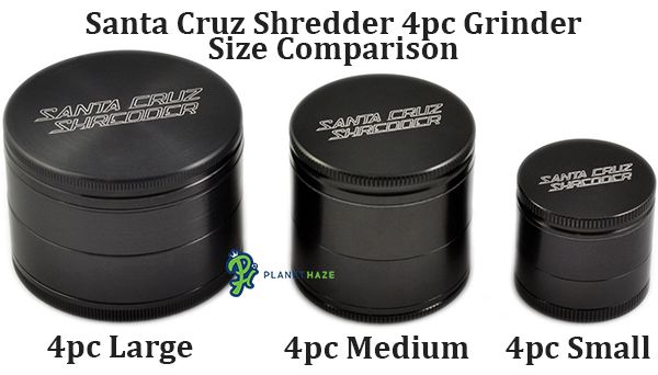 Santa Cruz Shredder Grinder Size Comparison