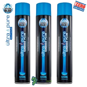 Ultra Pure Plus Special Blue 420ml Butane 3Pack