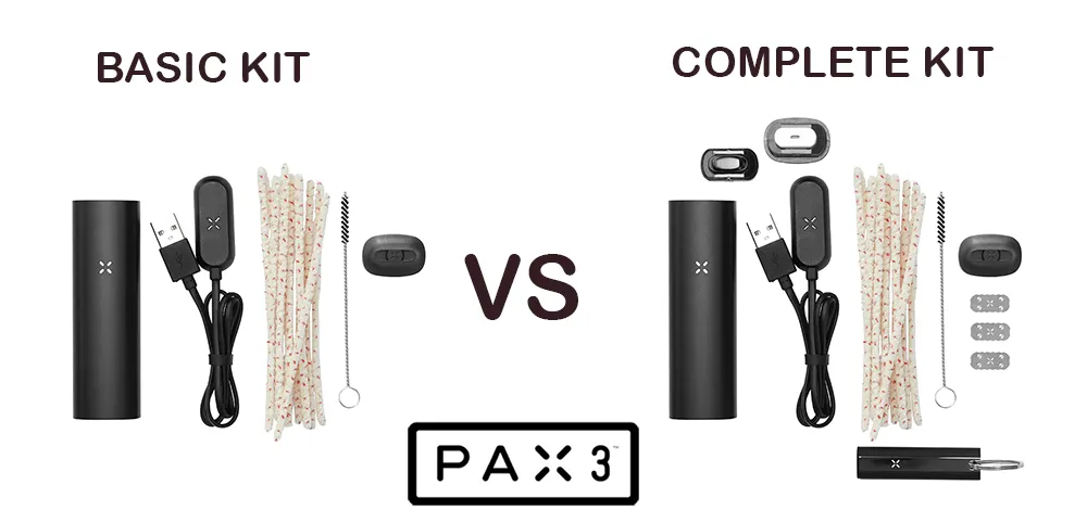 pax3 onyx basic kit vs complete kit